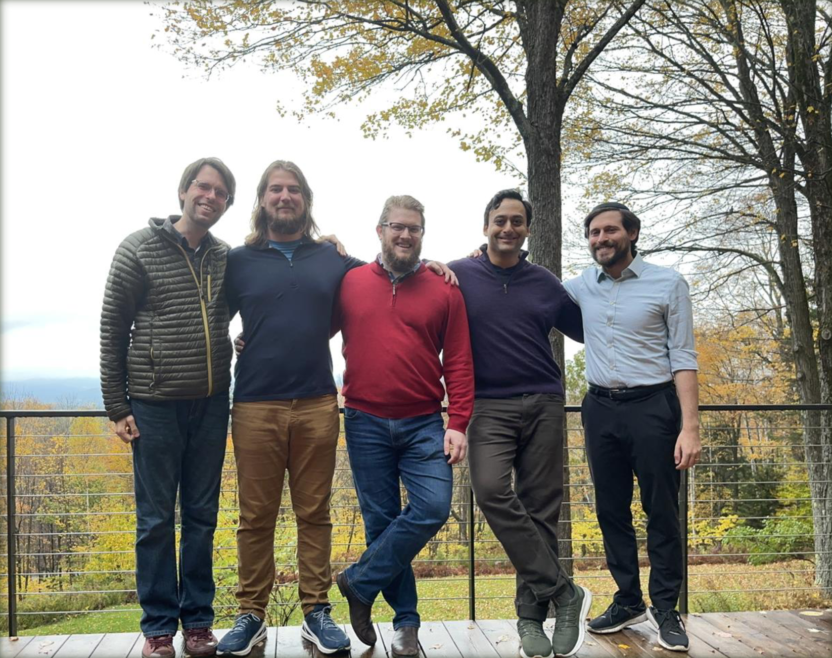 Founders meeting at The Green Leaf café